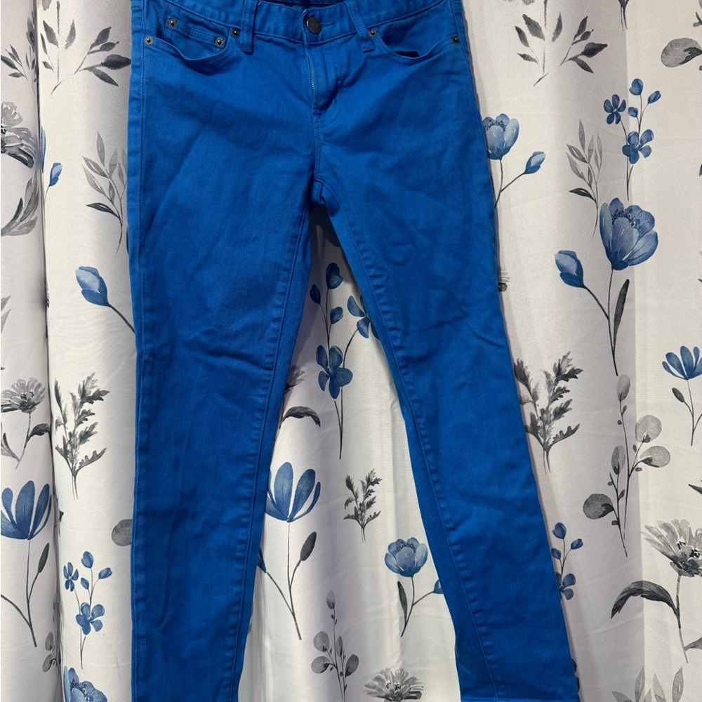 J. Crew Blue Skinny Jeans Classic Denim